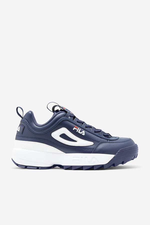 Zapatillas Fila Hombre Azul Marino / Rojas / Blancas - Disruptor 2 Premium - España 580431NCS